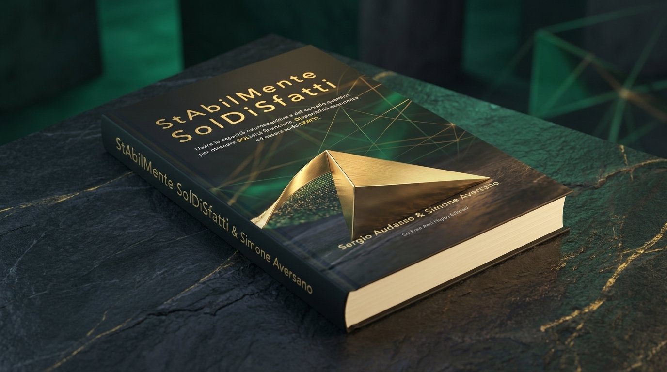 Mockup ufficiale del libro StAbilMente SolDiSfatti edito da Go Free And Happy Edizioni